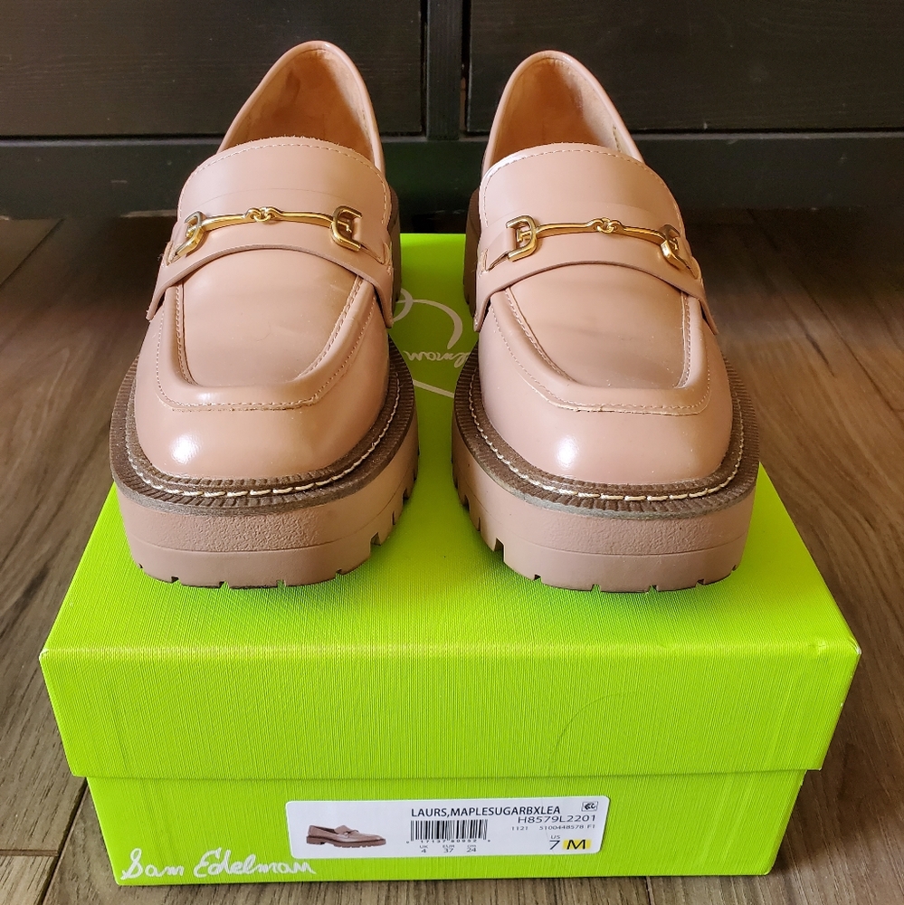 Sam Edelman Women's Laurs Loafers, Tan (Maple Sugar) Size 7